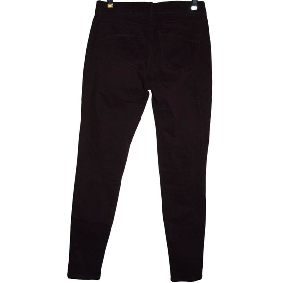 Express Jean Legging Size 0 Mid Rise Stretch Five Pocket Wine jeans leggings - Picture 5 of 8